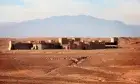 Aerial view of Ouarzazate film studio, the world’s largest movie studio in Morocco